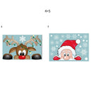 Santa Claus Snowflake Christmas Window/Wall Decals childrensterritory