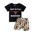 Letter Print Little Boy 2Pcs Western Clothing Set childrensterritory
