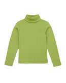 Retro Style Girls' Sweet Mid-Neck Tops for Autumn childrensterritory