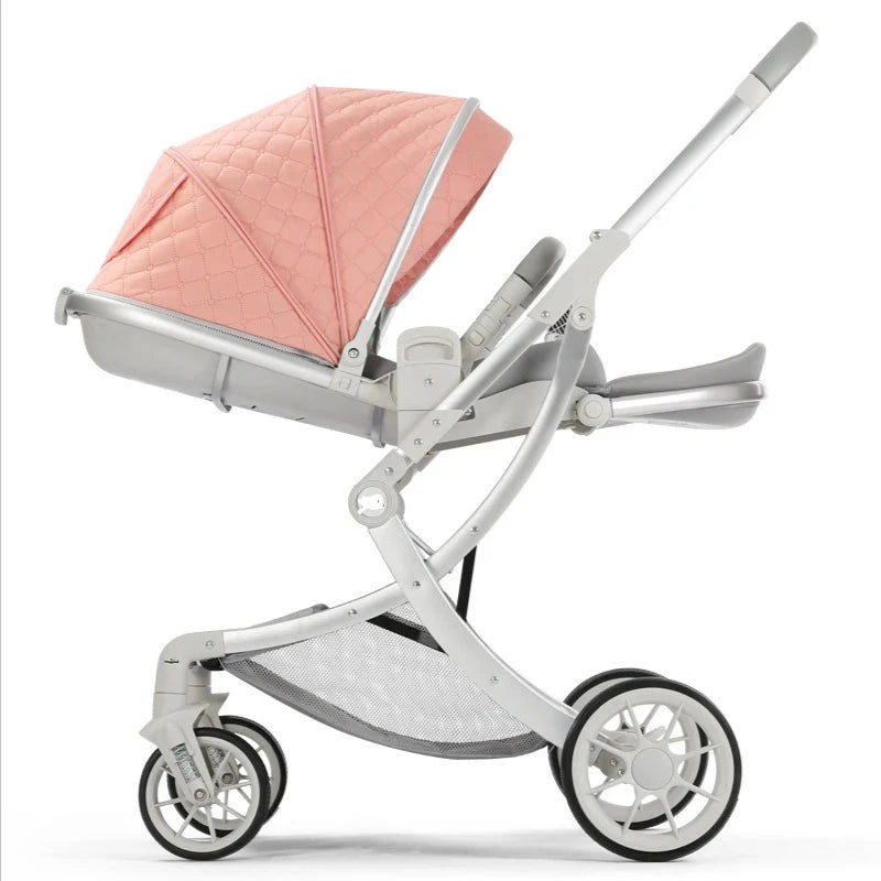 Elevated Baby Stroller with Lightweight Eggshell Design childrensterritory