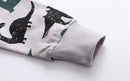 Little Boys Cartoon Dinosaurs Print Sweatshirts