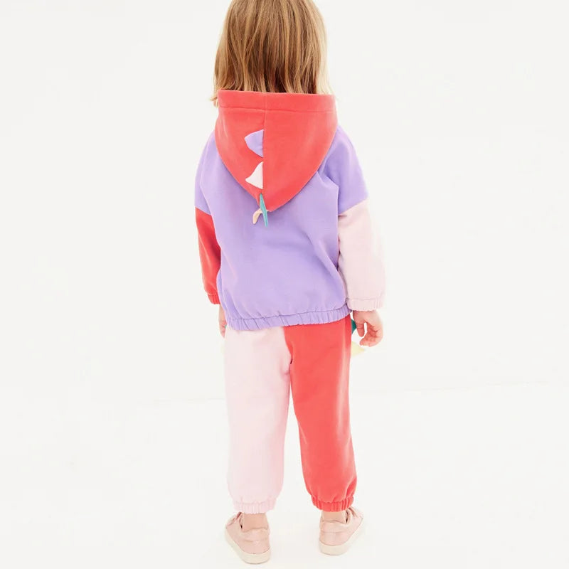 Cartoon Design Hoodies and Soft Pants Warm Outfits for Kids childrensterritory