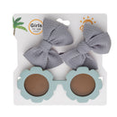 Toddler Girls' Sunflower Sunglasses and Hair Clips childrensterritory