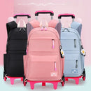 Kids/Teen Girls Multifunctional Wheeled School Backpack Set