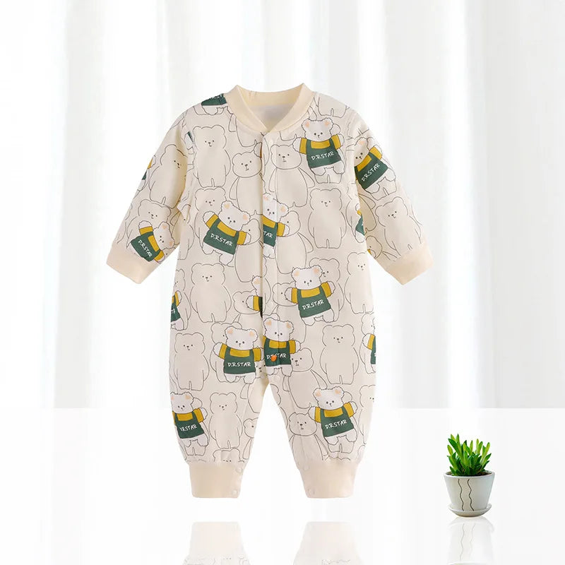 Baby Boy/Girl Warm Soft Thicken Rompers
