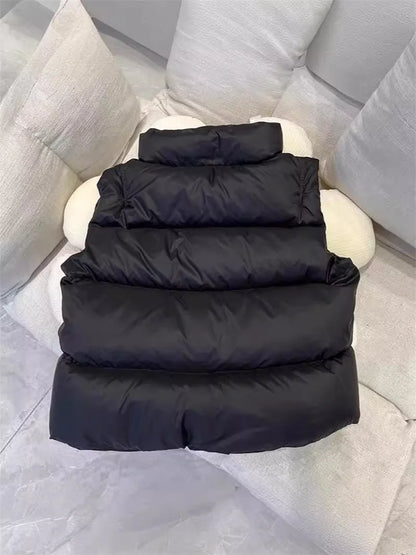 Kids Boys and Girls Warm Thin Waistcoat for Winter childrensterritory