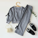 Kids Casual Bow Decoration Two-piece Casual Wear Clothing Set childrensterritory
