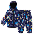 Kids' Long-Sleeved Printed Raincoat Suit childrensterritory