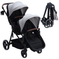 Baby Kids Smart Design Double Foldable Stroller childrensterritory