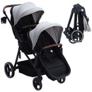 Baby Kids Smart Design Double Foldable Stroller childrensterritory