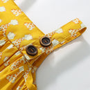 Kids Girls Cartoon Giraffe Design Summer Dress childrensterritory