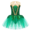 Girls' Sequins Gymnastics Leotard/Ballet Dance Dress childrensterritory