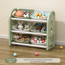 Multi-Purpose Toy Organizer Bookcase for Kids Room
