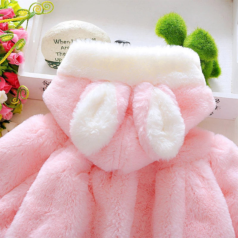 Baby Kids Cartoon Design Hooded Soft Jacket childrensterritory