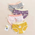 4PCS Little Girls Cotton Breathable Cartoon Briefs childrensterritory