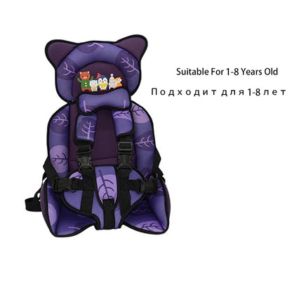 Adjustable Cartoon Design Baby Seat Cushion with Belt childrensterritory