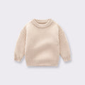 Baby/Kids Loose Round Neck Knitted Sweater Pullover childrensterritory