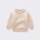 Baby/Kids Loose Round Neck Knitted Sweater Pullover childrensterritory