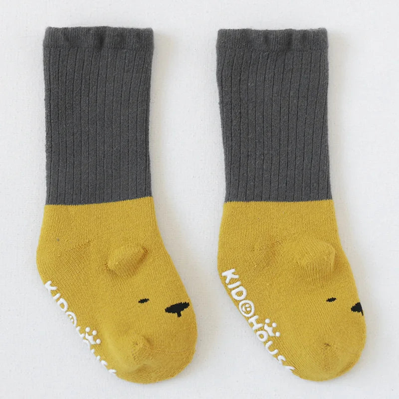 Baby Non-Slip Soft Cartoon Design Winter Socks