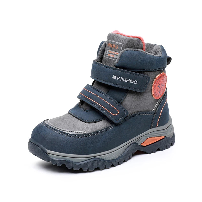 Boys Waterproof Thickened Cotton Soft Outdoor Warm Boots childrensterritory
