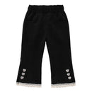 Kids Girls Corduroy Long-Flared Pants for Spring Autumn childrensterritory