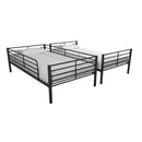 Convertible Twin Over Metal Bunk Bed for Kids Room childrensterritory