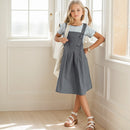 Kids/Teen Girls Solid Color Top and Dress Set for Summer childrensterritory