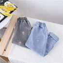 Little Girls Loose Stylish Denim Pants for Spring and Autumn childrensterritory