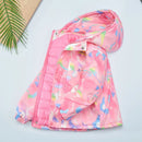 Girls Camouflage Design Down Cotton Hooded Jackets childrensterritory