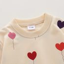 Full Sleeve Balloon Print Clothing Set For Kids childrensterritory