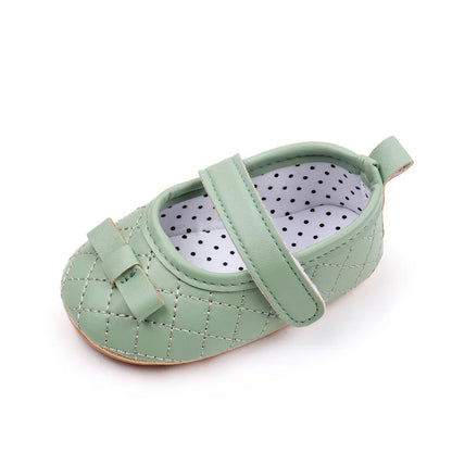 First Walkers Princess Girls Bow Knot Soft Sole Shoes childrensterritory