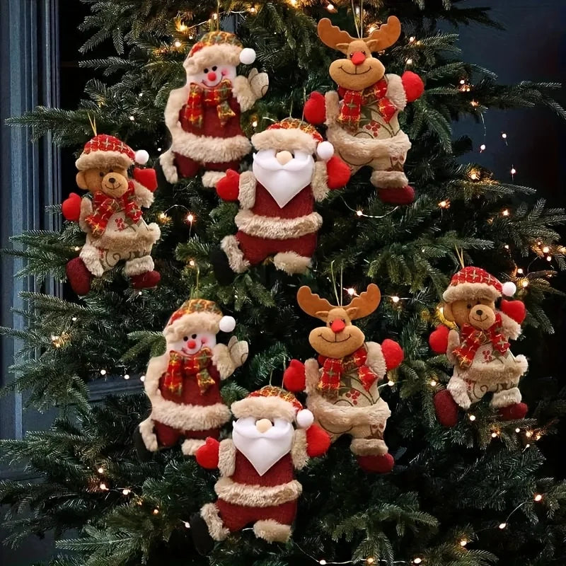 Dancing Santa Hanging Toys for Christmas Tree Decoration