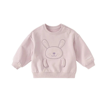 Rabbit/Panda Cartoon Design Girls/Boys Casual Outdoor Pullovers childrensterritory