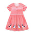 Kids Girls Short Sleeve Mermaid Embroidery Birthday Party Dresses childrensterritory