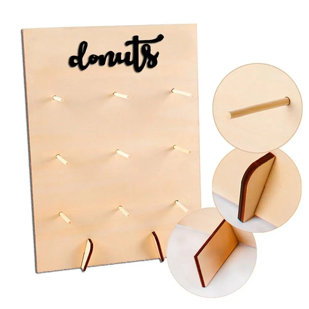Home Dessert Ornaments Display Wooden Board/Rack