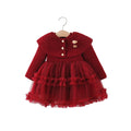 Girls' Full-Sleeved Winter Party Dresses childrensterritory