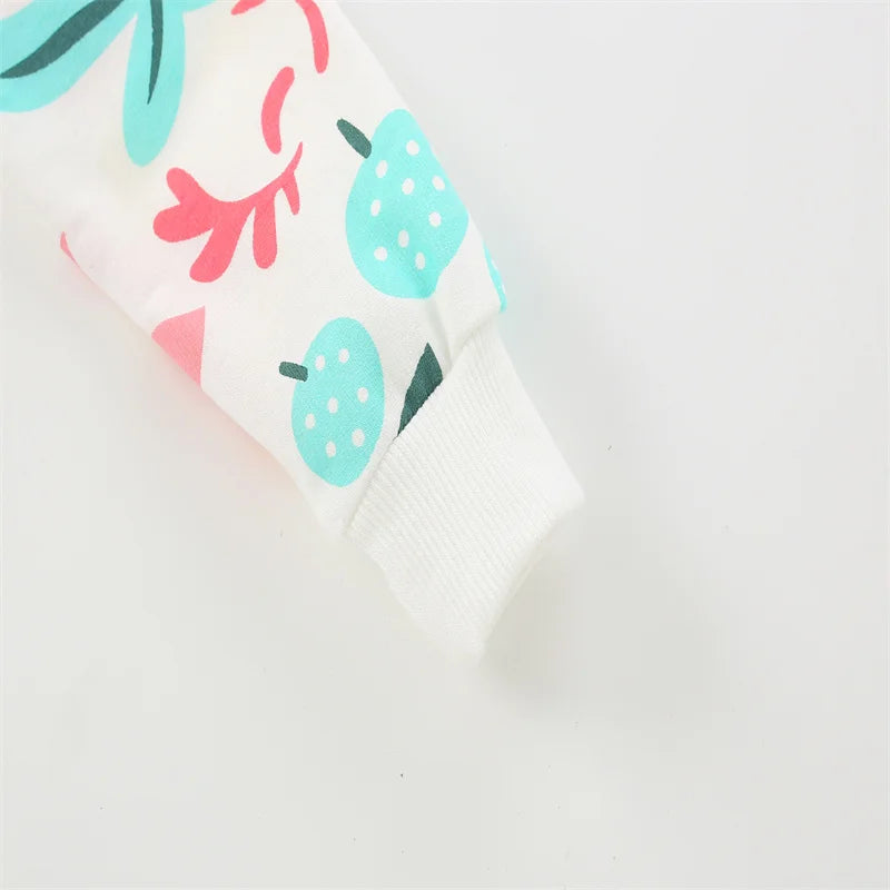 Kids Apples Print Girls Boys Sweatshirts for Winter childrensterritory