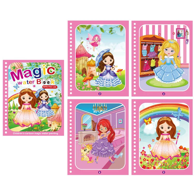 Kids Magic Water Coloring Books Toys for Birthday Gifts childrensterritory