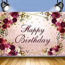 Glitter Diamond Customized Happy Birthday Background Photo Props childrensterritory