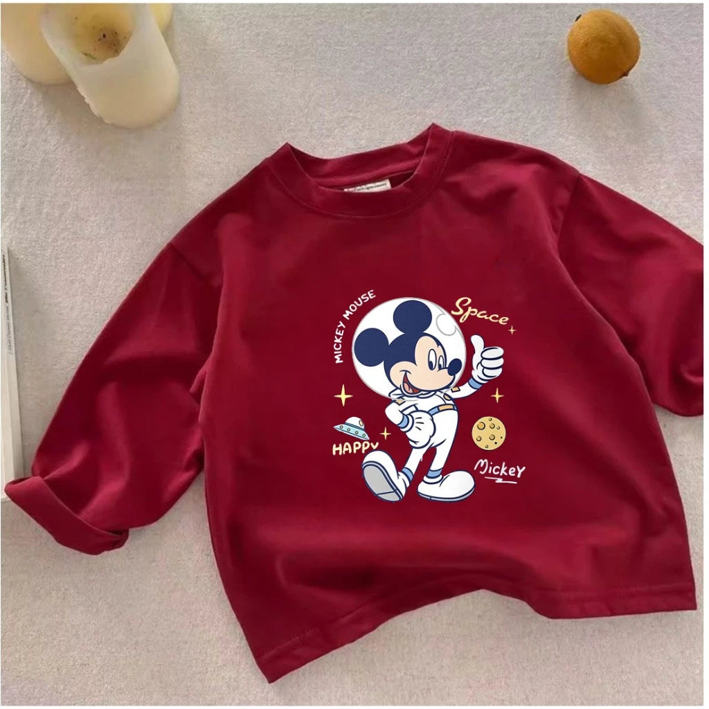 Kids Cartoon Print Summer Casual T-Shirts childrensterritory