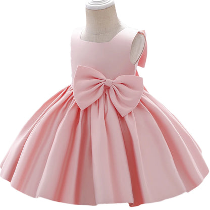 Baby/Kids Girls Bowknot Design Princess Birthday Party Dresses