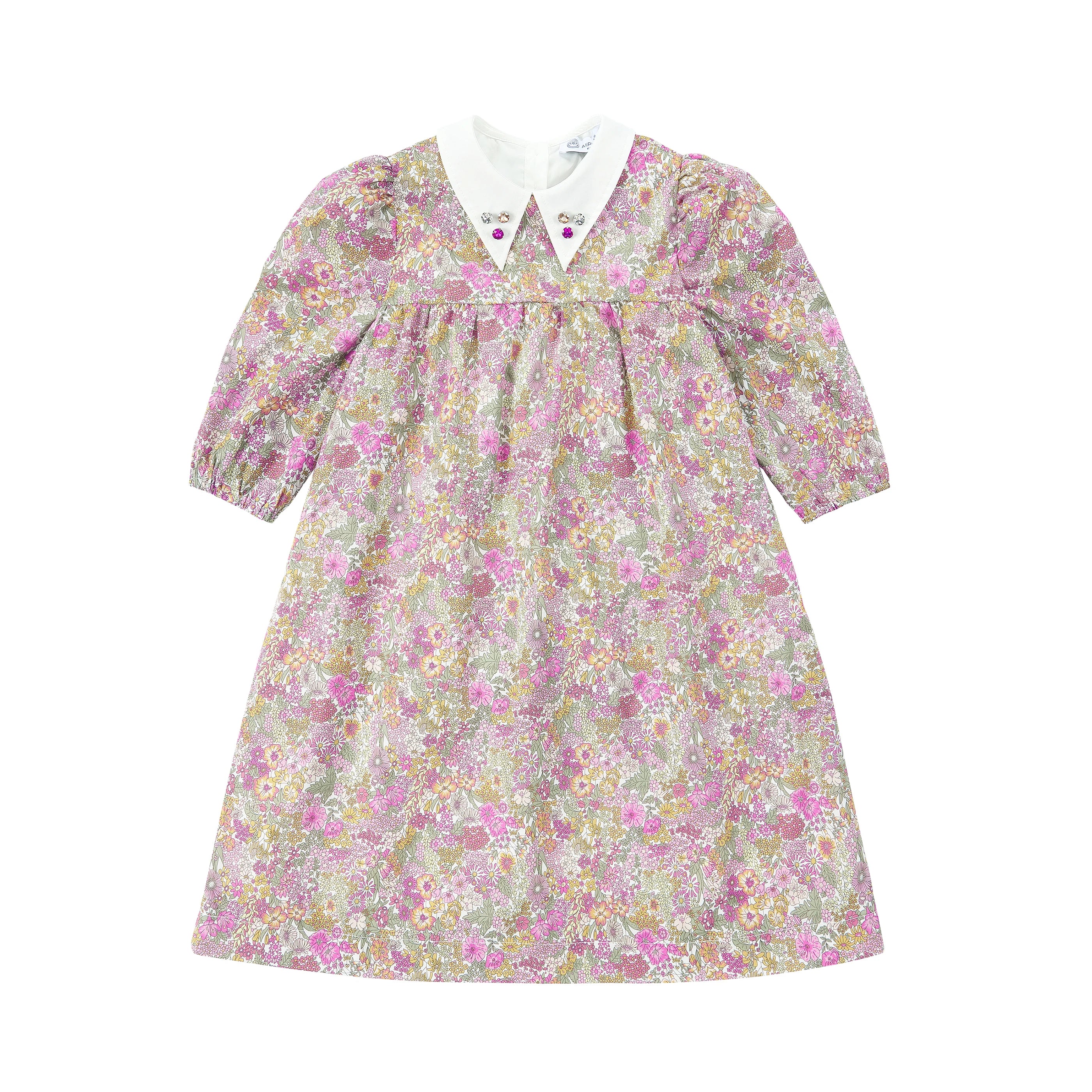 Collar Design Summer Matching Clothing Set