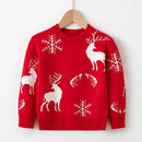 Baby Kids Long Sleeves Christmas Design Winter Sweater
