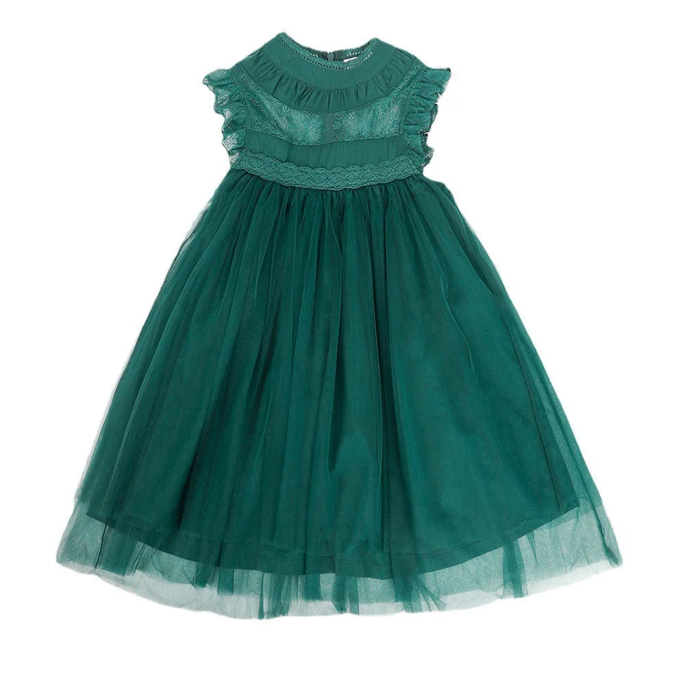 Kids Girls Lace Design Bohemia Style Summer Princess Party Dresses childrensterritory