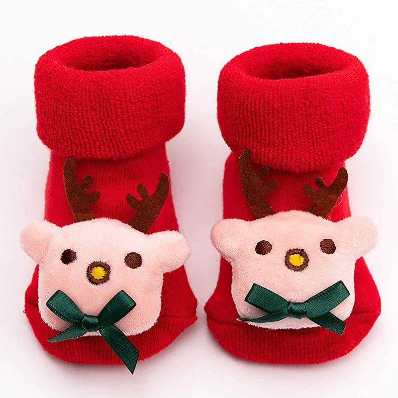 Baby Non-slip Printed Soft Christmas Socks childrensterritory