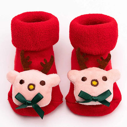 Baby Non-slip Printed Soft Christmas Socks childrensterritory