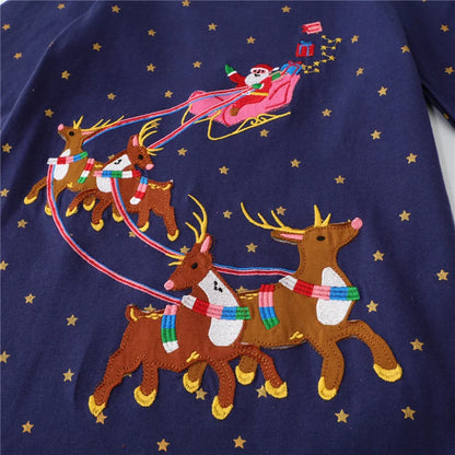 Kids Girls Christmas and New Years Party Frocks childrensterritory