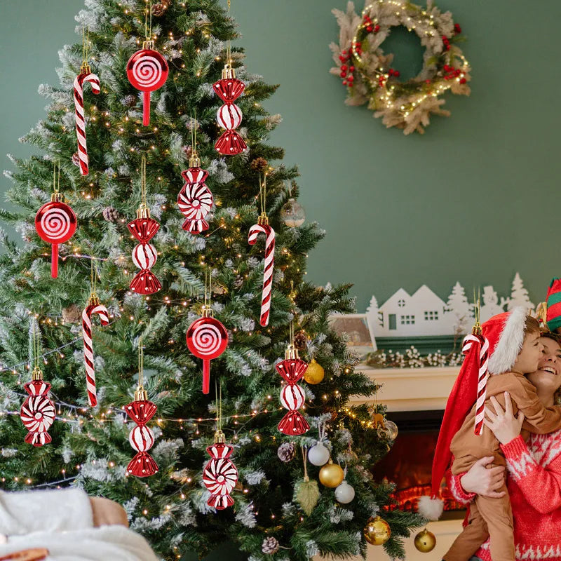 6pcs Christmas Tree Hanging Ornaments for Home childrensterritory