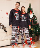 Letter Print Cute Family Matching Cotton Christmas Pajamas childrensterritory