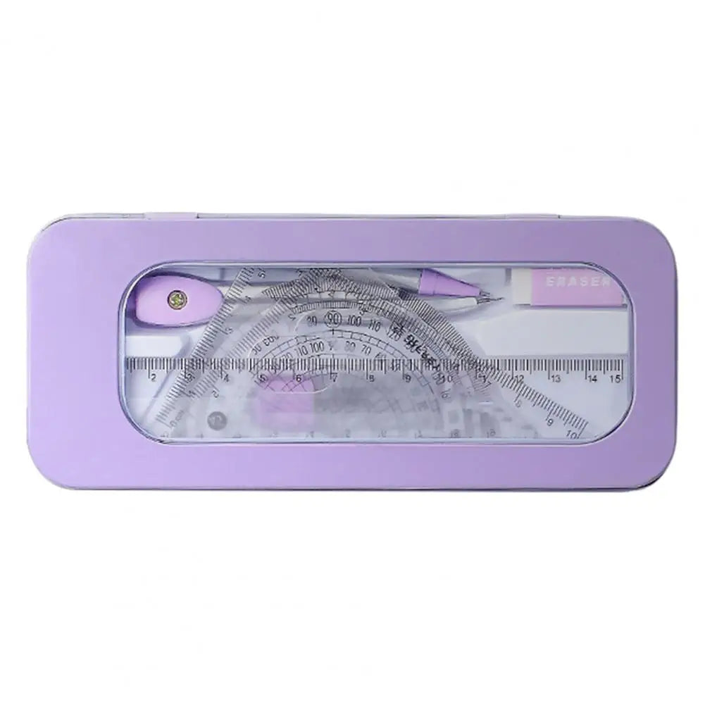 7 Pieces Student Mathematical Geometry Set childrensterritory